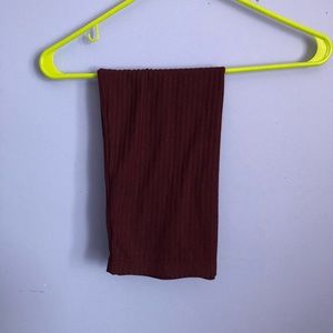 Ribbed Pencil Skirt